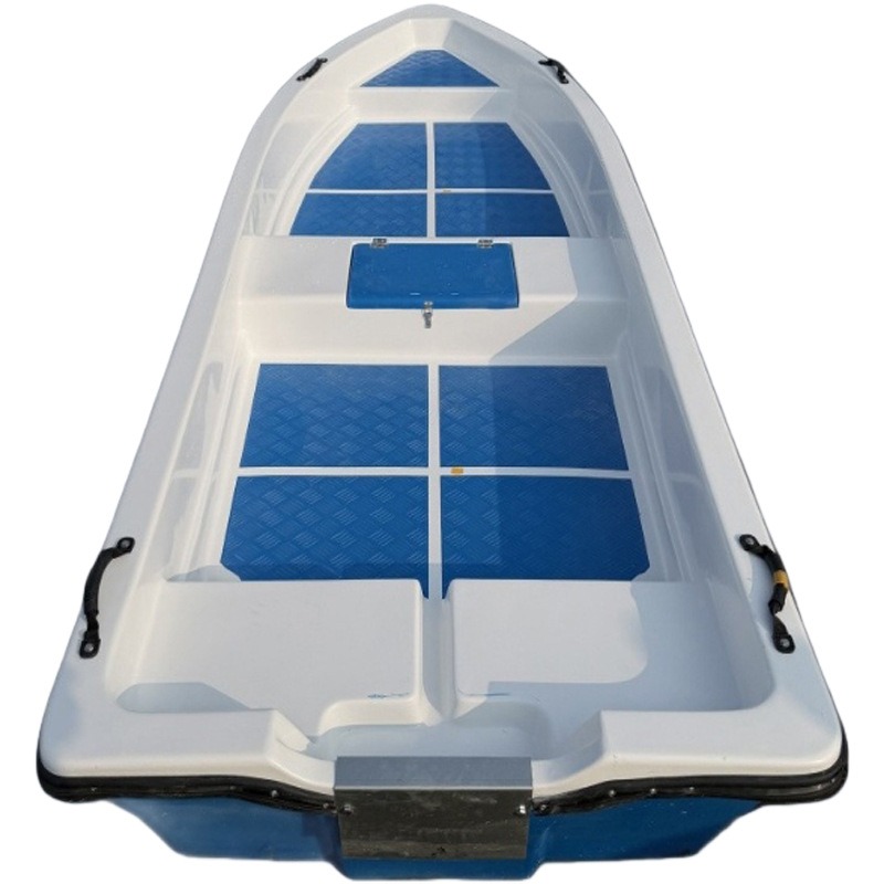 Fishing Boat Fiberglass - 二重層強化グラスファイバー製漁船、自動排水機能付きボート、活魚保管用スピードボート、モーター装着可能