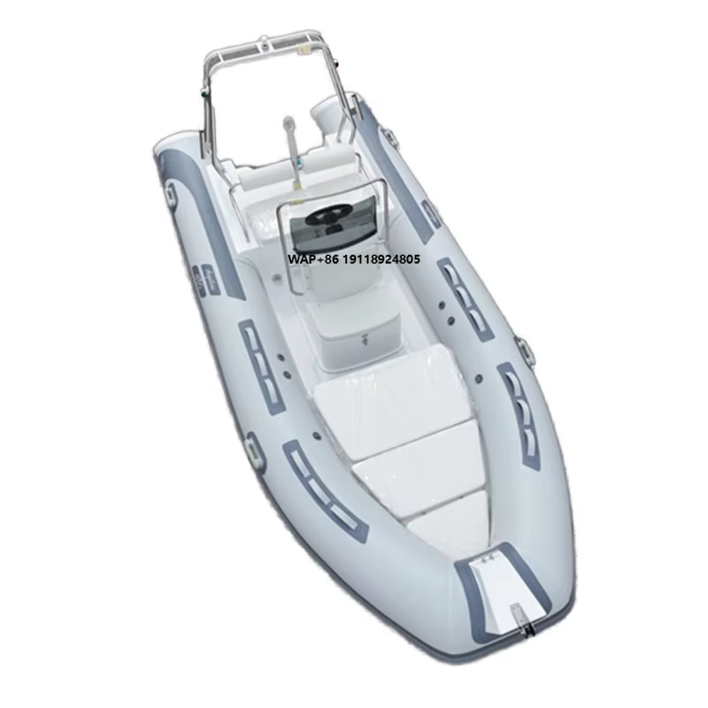 Fishing Boat Aluminum - （CE）中国製 4.8m ハイパロン製 インフレータブルボート／インフレータブル釣りボート／アルミ製リブ構造の硬質ポンツーンヨット／モーター付きインフレータブルボート